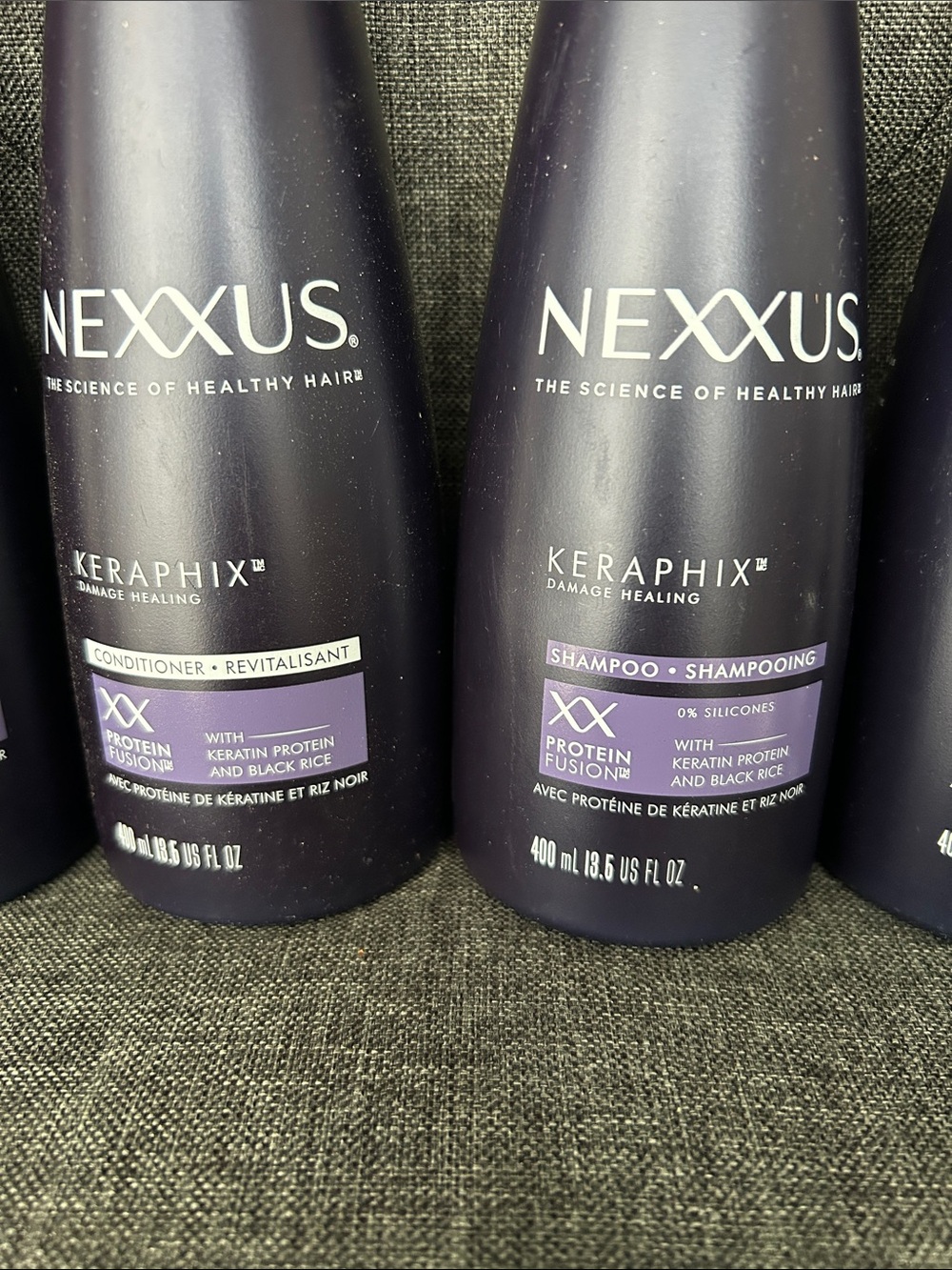 NEW 🆕 Lot Nexxus Keraphix 2 Shampoo & 2 Conditioner - XX Protein Fusion - Picture 2 of 2